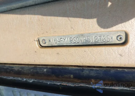 1997 Jeep Wrangler Sport из США, поврежденный, VIN 1J4FY19S0VP512735